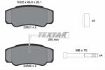 TEXTAR Set placute frana TEXTAR 2392103 (2392103) - turbochic