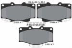 TEXTAR Set placute frana TEXTAR 2167904 (2167904) - turbochic