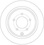 TRW Disc frana spate TRW DF6177 (DF6177)