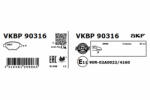 SKF Set placute frana spate SKF VKBP90316 (VKBP90316)