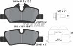 TEXTAR Set placute frana TEXTAR 2598001 (2598001) - turbochic