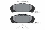 TEXTAR Set placute frana TEXTAR 2644801 (2644801) - turbochic