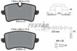 TEXTAR Set placute frana TEXTAR 2521402 (2521402) - turbochic