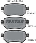 TEXTAR Set placute frana TEXTAR 2234901 (2234901) - turbochic