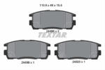 TEXTAR Set placute frana TEXTAR 2449801 (2449801) - turbochic