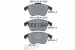TEXTAR Set placute frana TEXTAR 2433301 (2433301) - turbochic
