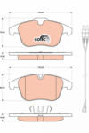 TRW Set placute frana fata TRW GDB1818 (GDB1818)