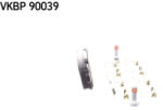 SKF Set placute frana spate SKF VKBP90039 (VKBP90039)