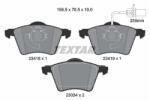 TEXTAR Set placute frana TEXTAR 2341801 (2341801) - turbochic