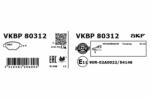 SKF Set placute frana fata SKF VKBP80312 (VKBP80312)