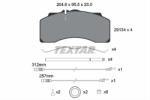 TEXTAR Set placute frana TEXTAR 2913401 (2913401) - turbochic