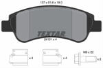 TEXTAR Set placute frana TEXTAR 2410101 (2410101) - turbochic