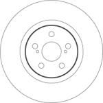 TRW Disc frana fata TRW DF4445S (DF4445S)