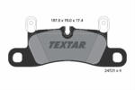TEXTAR Set placute frana TEXTAR 2472102 (2472102) - turbochic