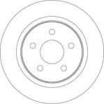 TRW Disc frana spate TRW DF4422 (DF4422)