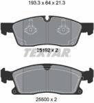 TEXTAR Set placute frana TEXTAR 2519202 (2519202) - turbochic