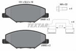 TEXTAR Set placute frana TEXTAR 2568101 (2568101) - turbochic