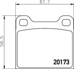 TEXTAR Set placute frana TEXTAR 2017301 (2017301) - turbochic