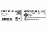 SKF Set placute frana spate SKF VKBP90191A (VKBP90191A)