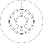 TRW Disc frana fata- PS TRW DF7923 (DF7923)