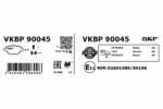 SKF Set placute frana spate SKF VKBP90045 (VKBP90045)