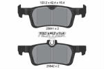 TEXTAR Set placute frana TEXTAR 2584101 (2584101) - turbochic