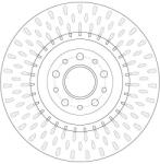 TRW Disc frana fata TRW DF6424 (DF6424)