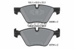TEXTAR Set placute frana TEXTAR 2409601 (2409601) - turbochic