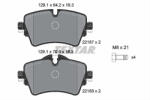TEXTAR Set placute frana TEXTAR 2218701 (2218701) - turbochic