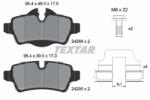 TEXTAR Set placute frana TEXTAR 2428901 (2428901) - turbochic
