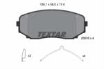 TEXTAR Set placute frana TEXTAR 2351503 (2351503) - turbochic