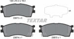TEXTAR Set placute frana TEXTAR 2387301 (2387301) - turbochic