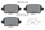 TEXTAR Set placute frana TEXTAR 2292301 (2292301) - turbochic