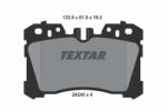 TEXTAR Set placute frana TEXTAR 2424501 (2424501) - turbochic