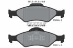 TEXTAR Set placute frana TEXTAR 2320001 (2320001) - turbochic