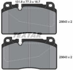 TEXTAR Set placute frana TEXTAR 2564301 (2564301) - turbochic
