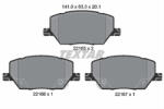TEXTAR Set placute frana TEXTAR 2216501 (2216501) - turbochic