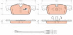 TRW Set placute frana fata TRW GDB1929 (GDB1929)