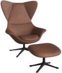 Flexlux Barna bőr FLEXLUX STILO lounge fotel (FX-10035000724060)