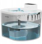Kiano Szökőkút Itató Macska Kutya Tál Automata Itató Csendes Szűrő 2, 5L (AKC260 - Kiano Aqua - podajnik wody)