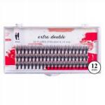 Ibra Makeup Ibra Extra Dupla műszempilla tincsek 12mm