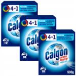 Calgon 3x Calgon 500g Vízkőoldó por mosógépekhez