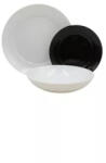 Luminarc Set de masă APY, 18 piese, negru-alb Serviciu de masa