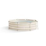 Swim Essentials Kerek vázas medence Essence Luxe Sand White Stripe 305×76 (SE-2025SE692)