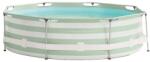 Swim Essentials Kerek vázas medence Essence Luxe Old Green Stripe 305×76 (SE-2020SE378)