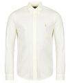 Ralph Lauren Hosszú ujjú ingek TESTHEZ ÁLLÓ GOMBOS GALLÉRÚ ING POLO FEATHERWEIGHT ANYAGBÓL Bézs EU XXL