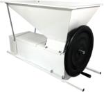 Enoitalia Eno 3 smalto manual, zdrobitor desciorchinator struguri, Enoitalia, cuva si carcasa din tabla smaltuita, cuva cu valturi, productivitate 300-500 kg/h, productie Italia