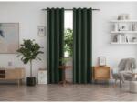  Draperie opaca DUNES VELVET 140x250 cm, verde inchis Agatat: Inele metalice