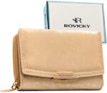 Rovicky Női Eco Bőr Pénztárca -R-001-WD8-2066 BEIGE- Bézs (5903051272066)