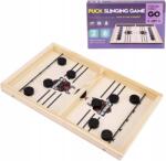 Ramiz Gyors Sling Puck Játék 2 Játékosnak Fa Jégkorong (SLINGSHOT chess board game)
